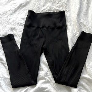 Carbon38 Ribbed Leggings | Medium